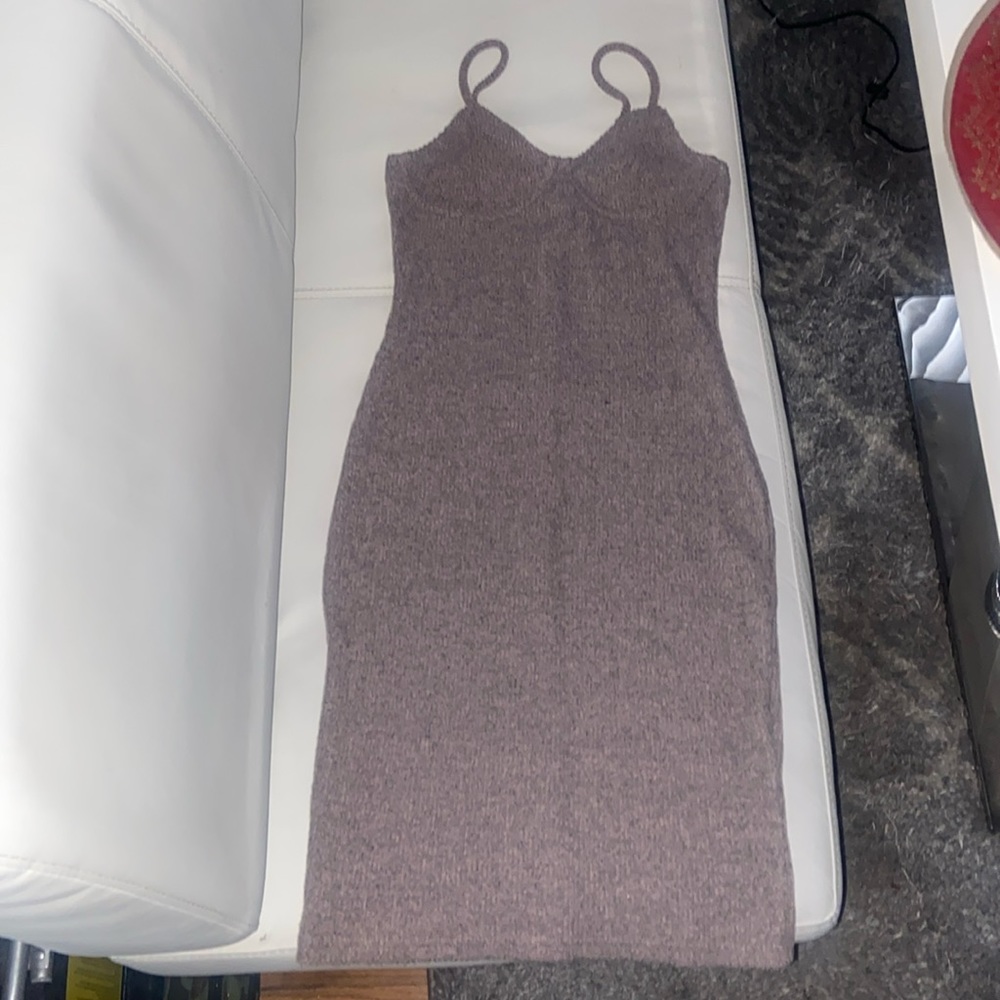 Women’s Medium size skinny strap sweater dress.